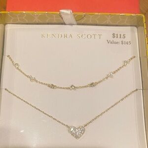 Mother’s Day gift 💝 Kendra Scott Gold Heart Necklace Set